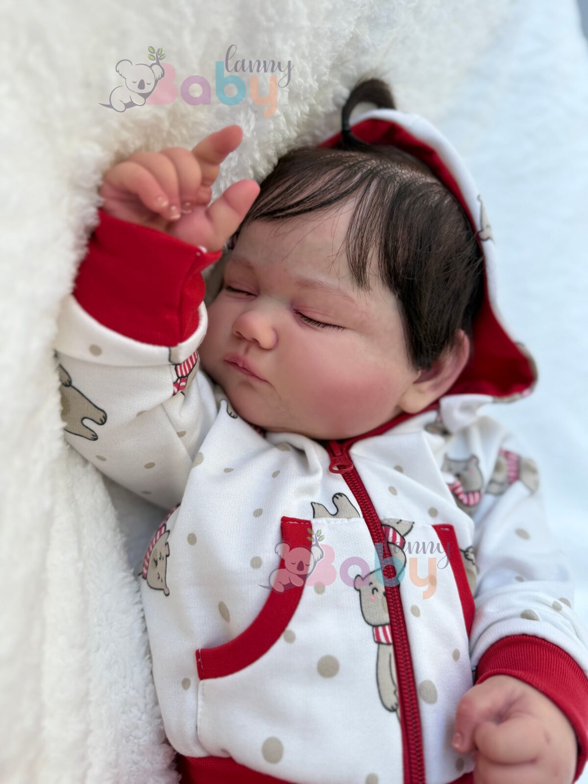 Bebê Mavie (Cabelo Castanho Escuro) - Kit Completo