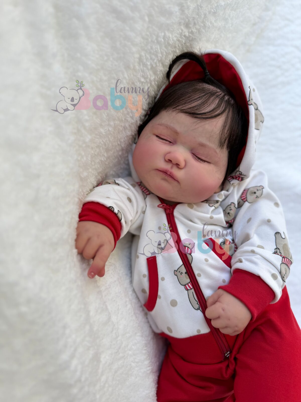Bebê Mavie (Cabelo Castanho Escuro) - Kit Completo
