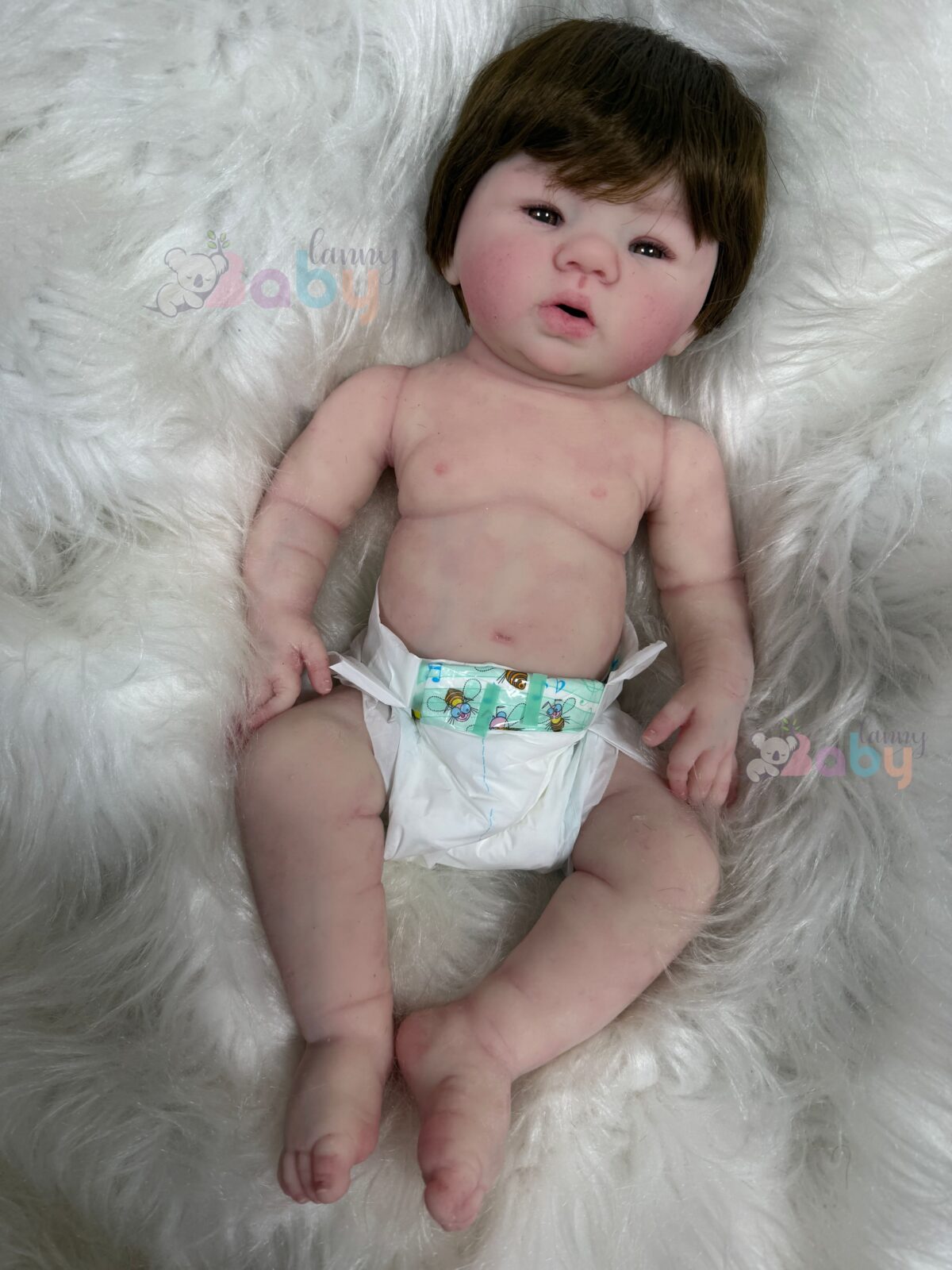 Bebê de Silicone Sólido Maitê - Kit Base