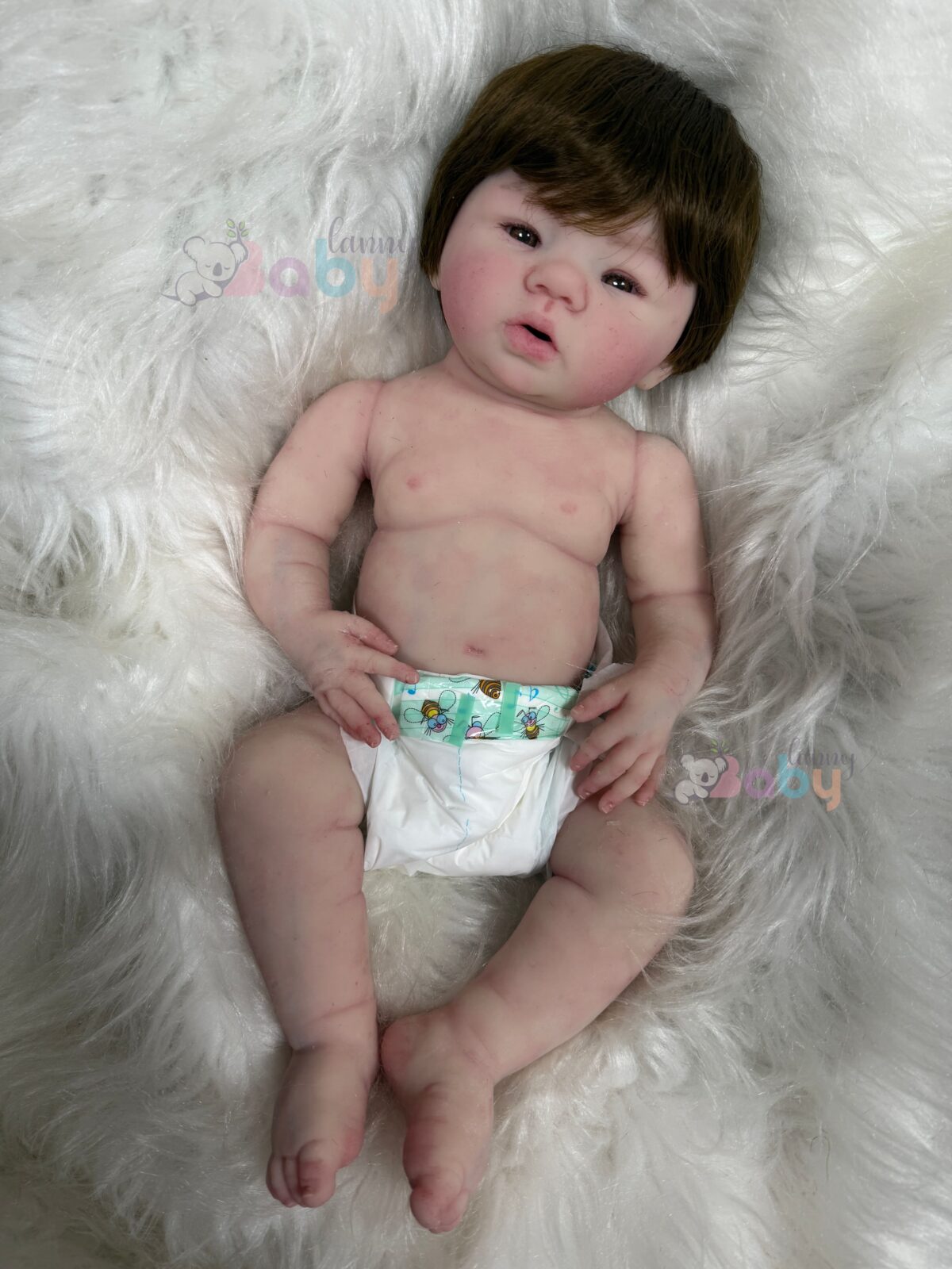 Bebê de Silicone Sólido Maitê - Kit Base