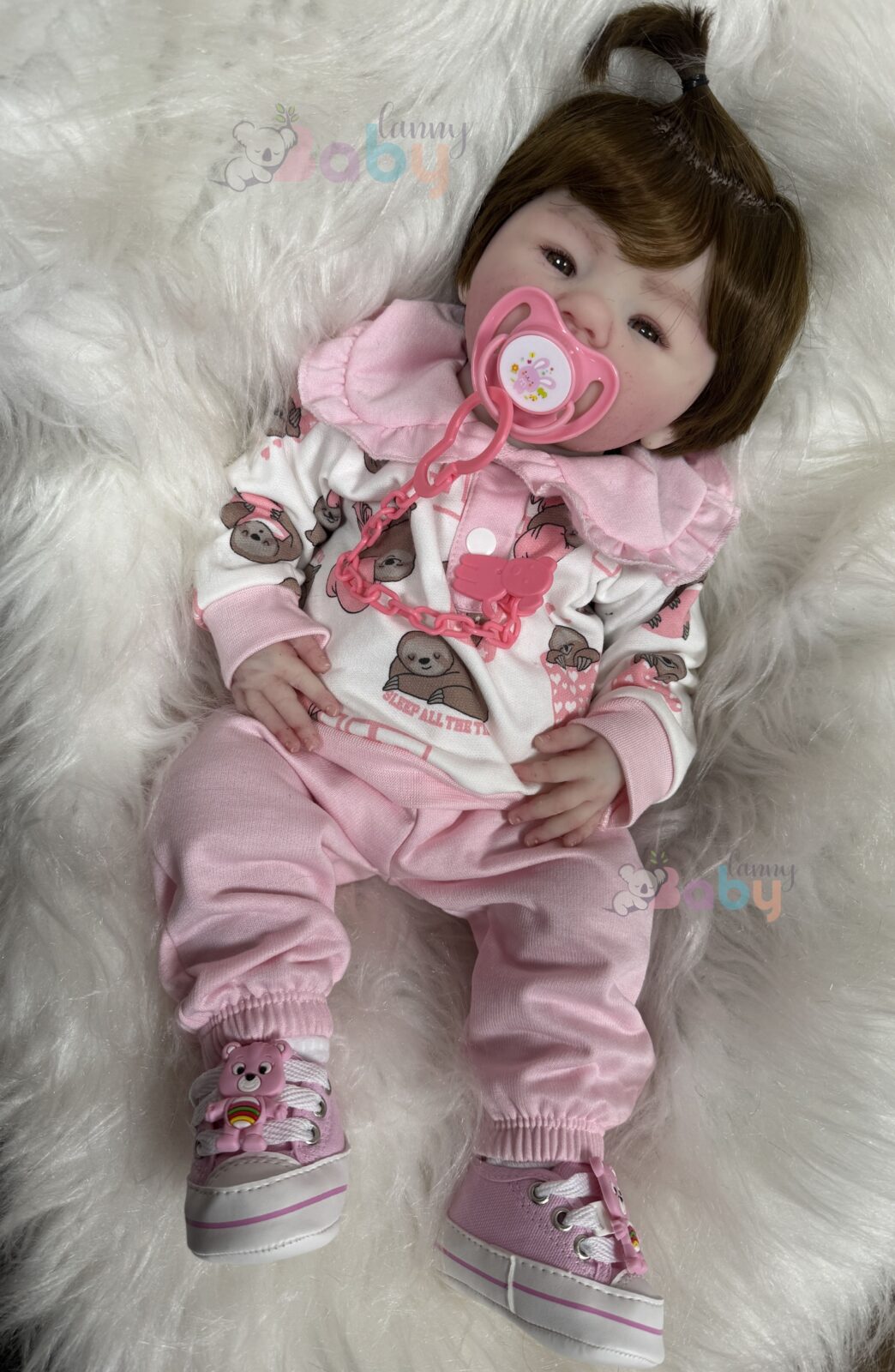 Bebê de Silicone Sólido Maitê - Kit Base