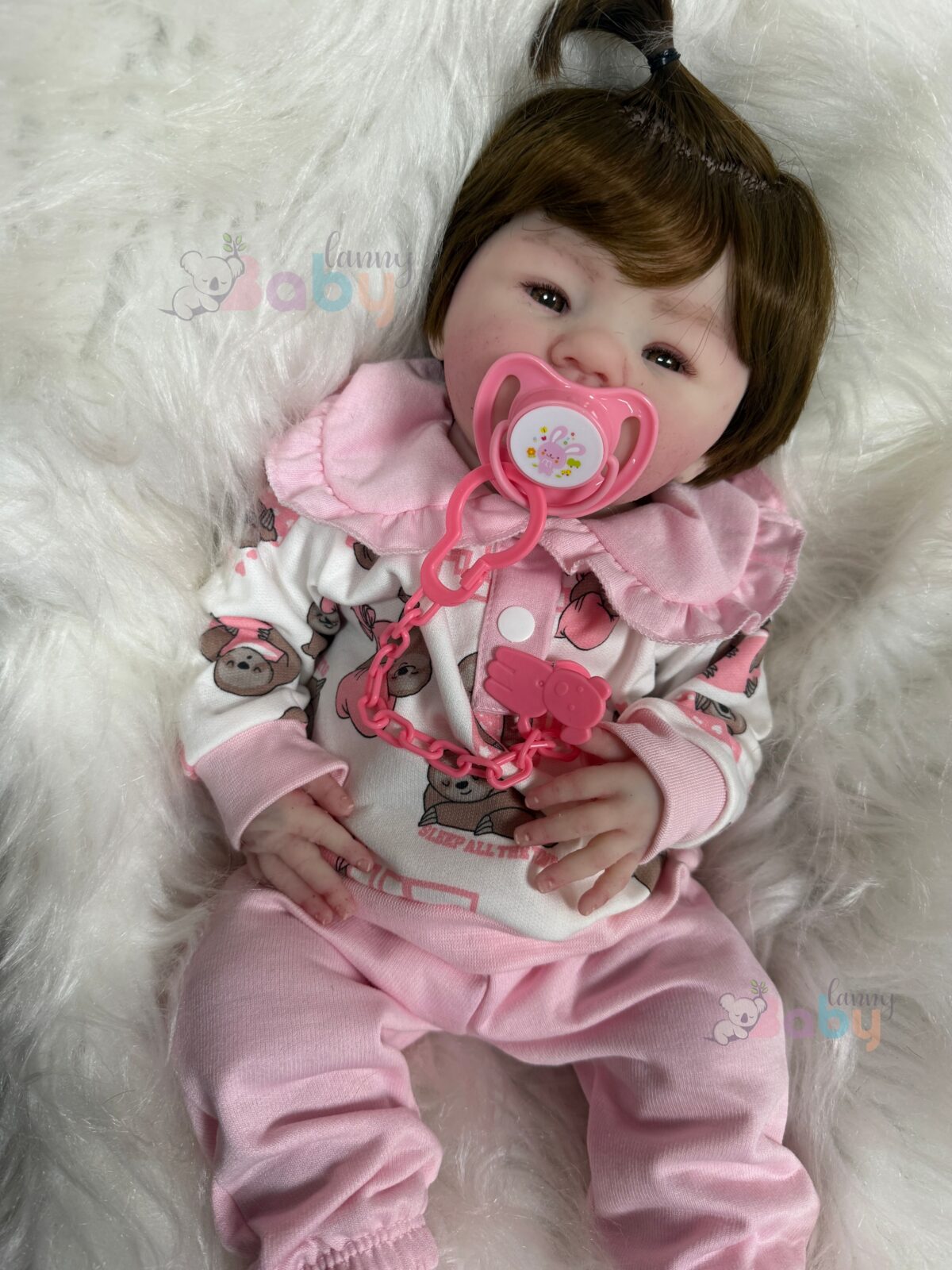Bebê de Silicone Sólido Maitê - Kit Base