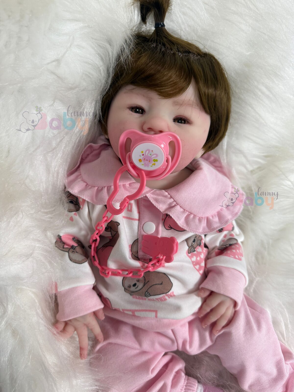 Bebê de Silicone Sólido Maitê - Kit Base