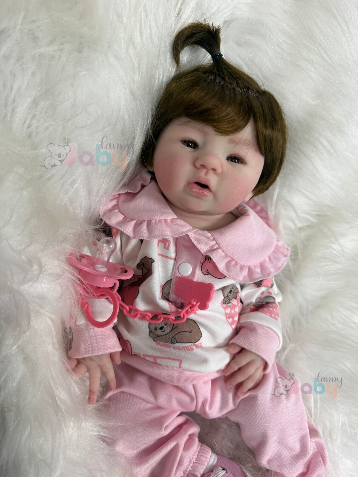 Bebê de Silicone Sólido Maitê - Kit Base
