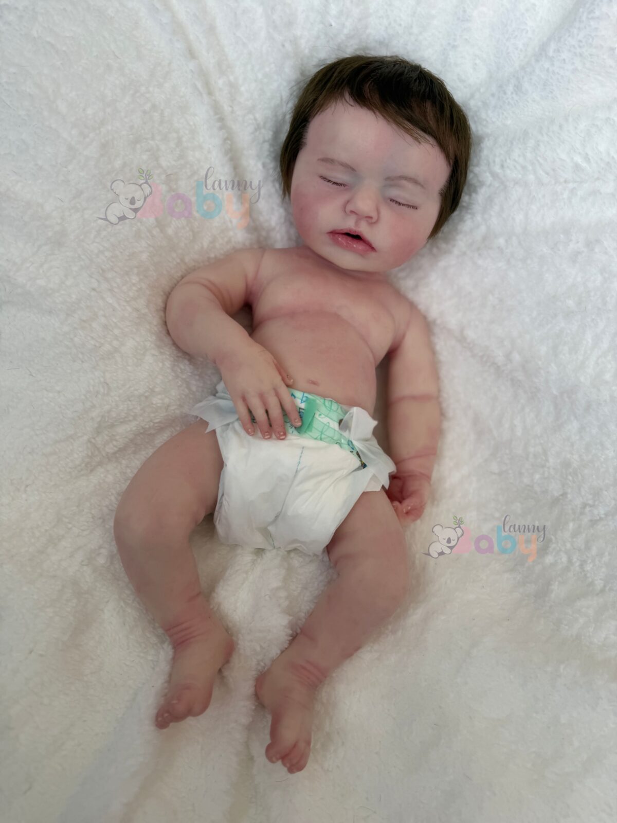 Bebê de Silicone Sólido Valentina - Kit Base