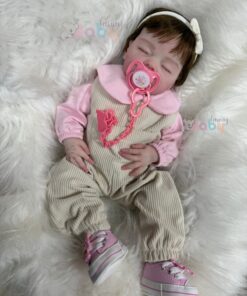 Bebê de Silicone Sólido Mia - Kit Completo