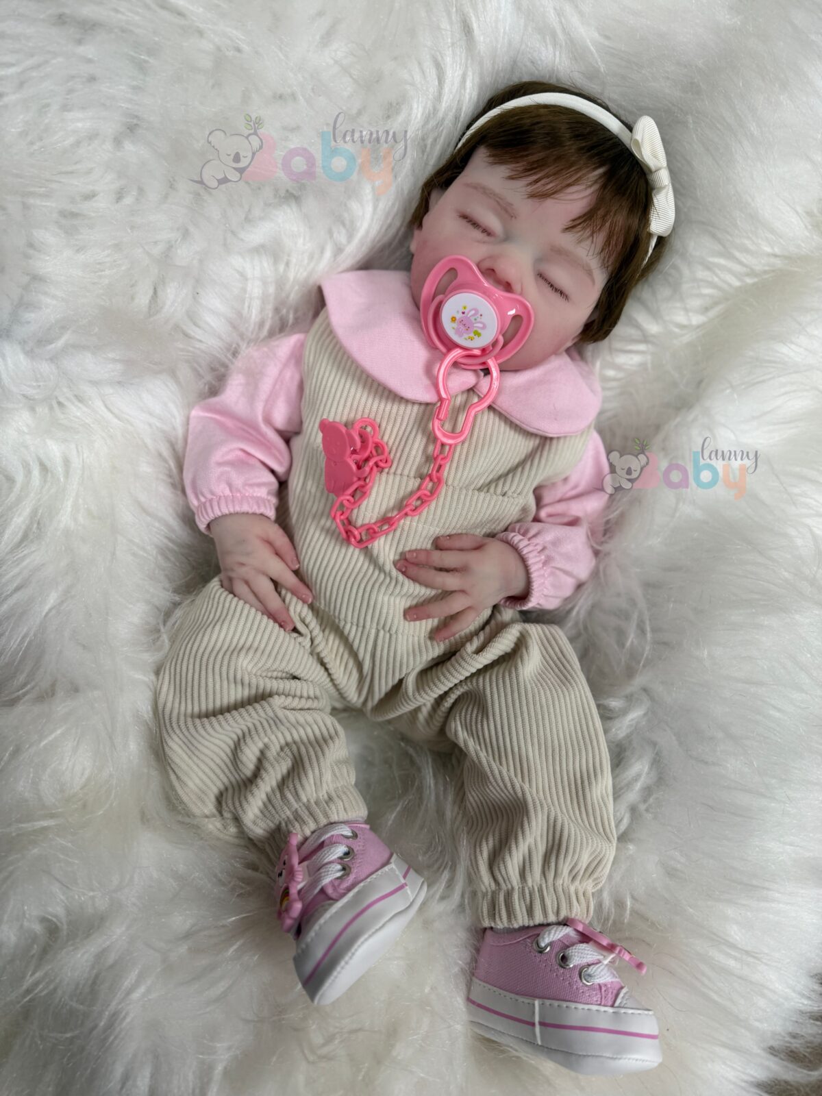 Bebê de Silicone Sólido Mia - Kit Completo