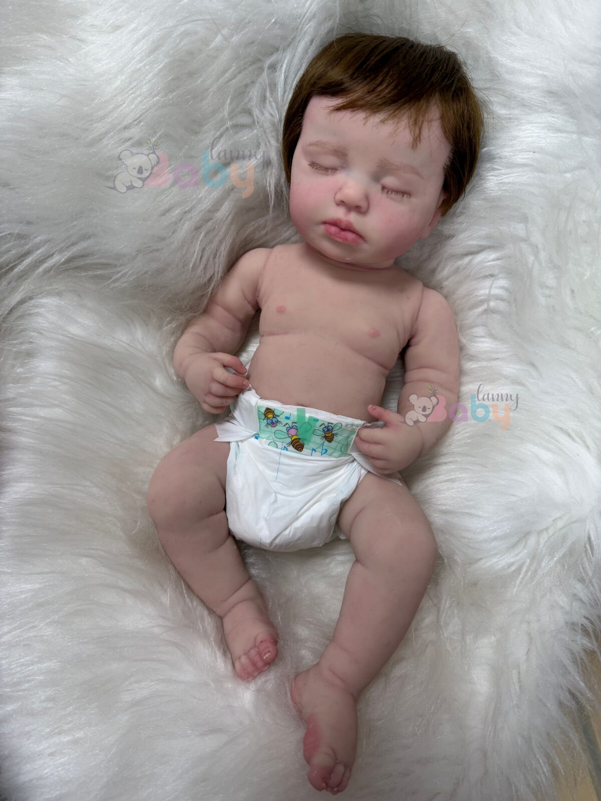 Bebê de Silicone Sólido Henri - Kit Base