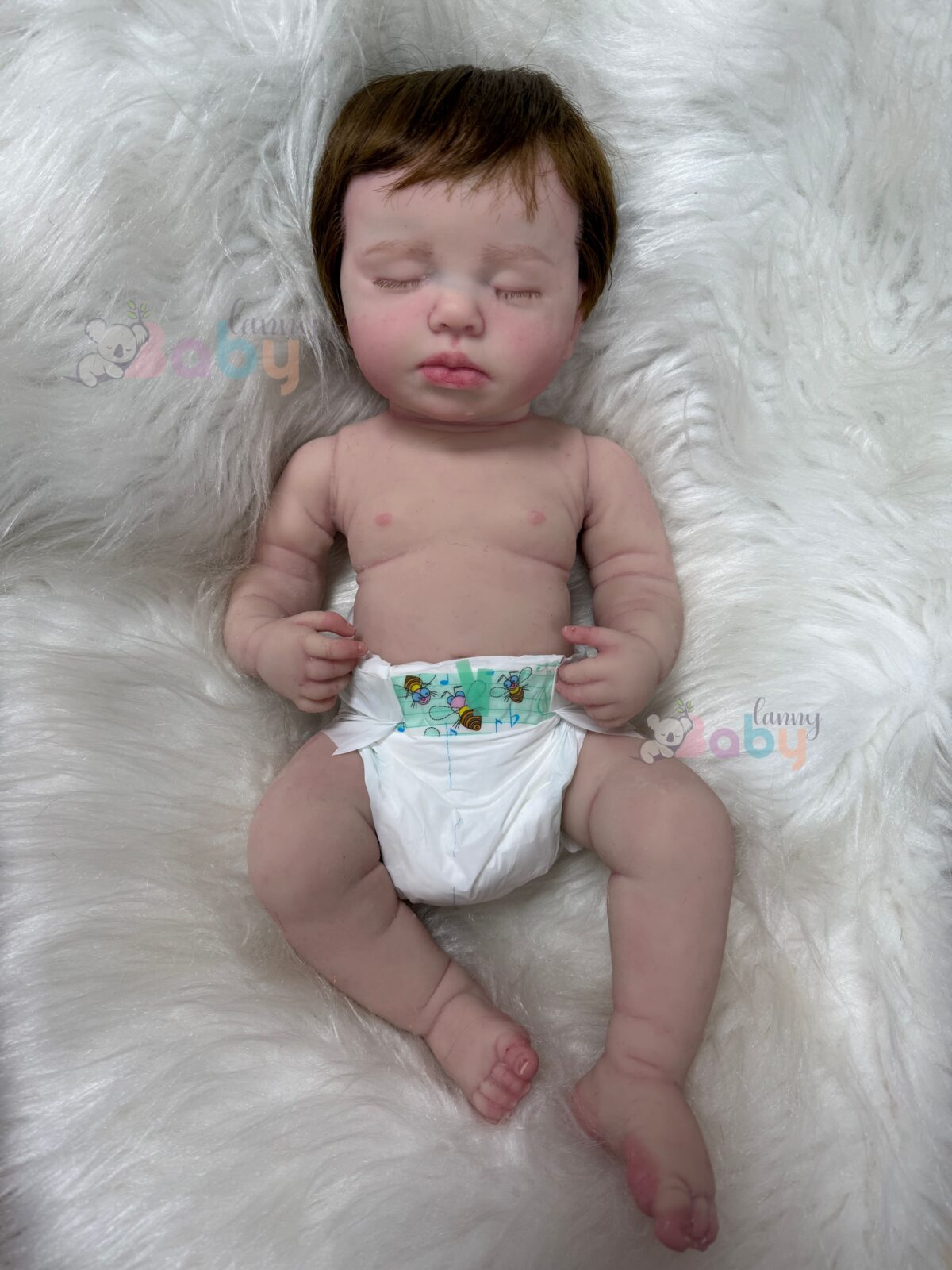 Bebê de Silicone Sólido Henri - Kit Base