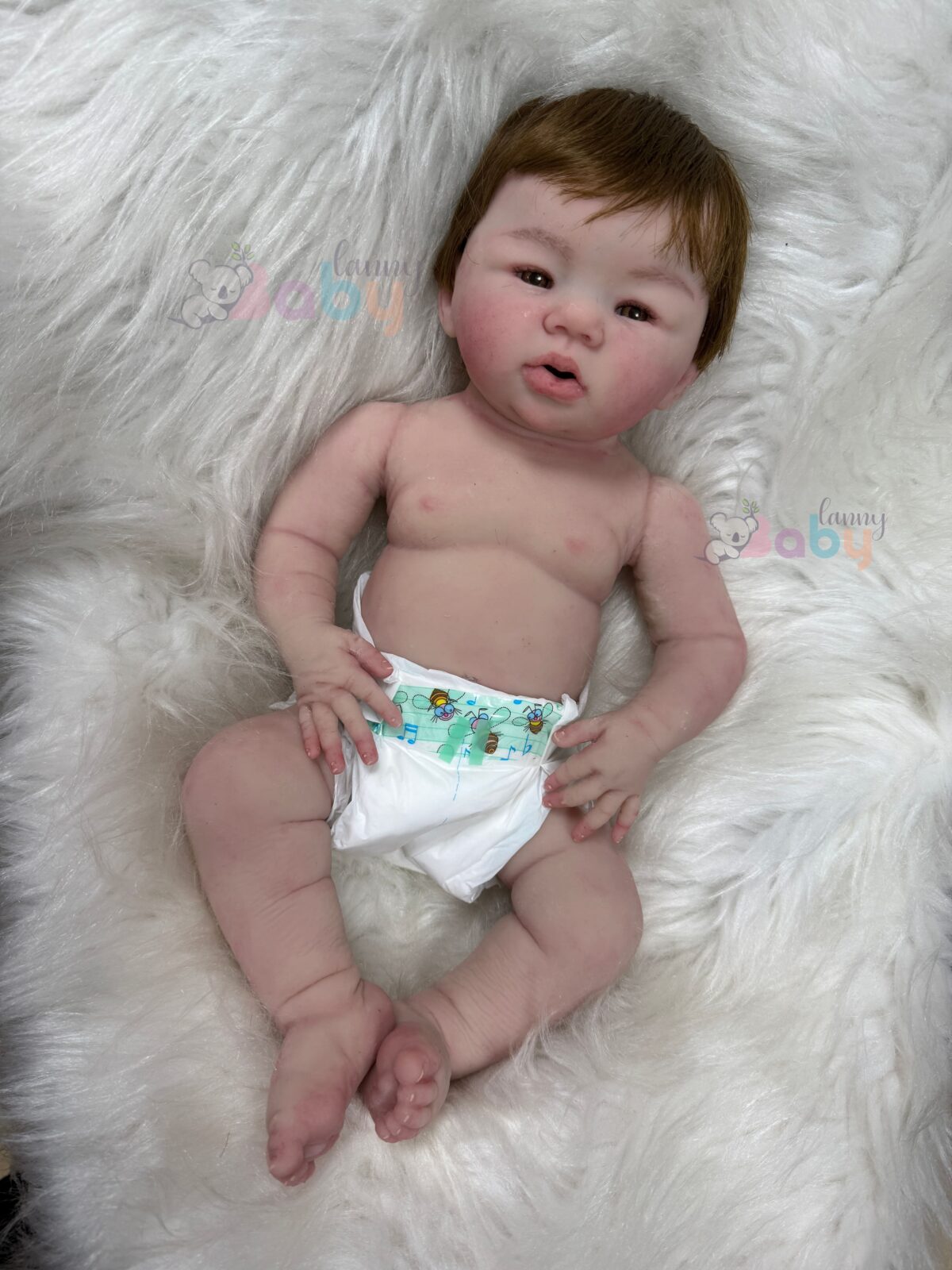 Bebê de Silicone Sólido Leo - Kit Base