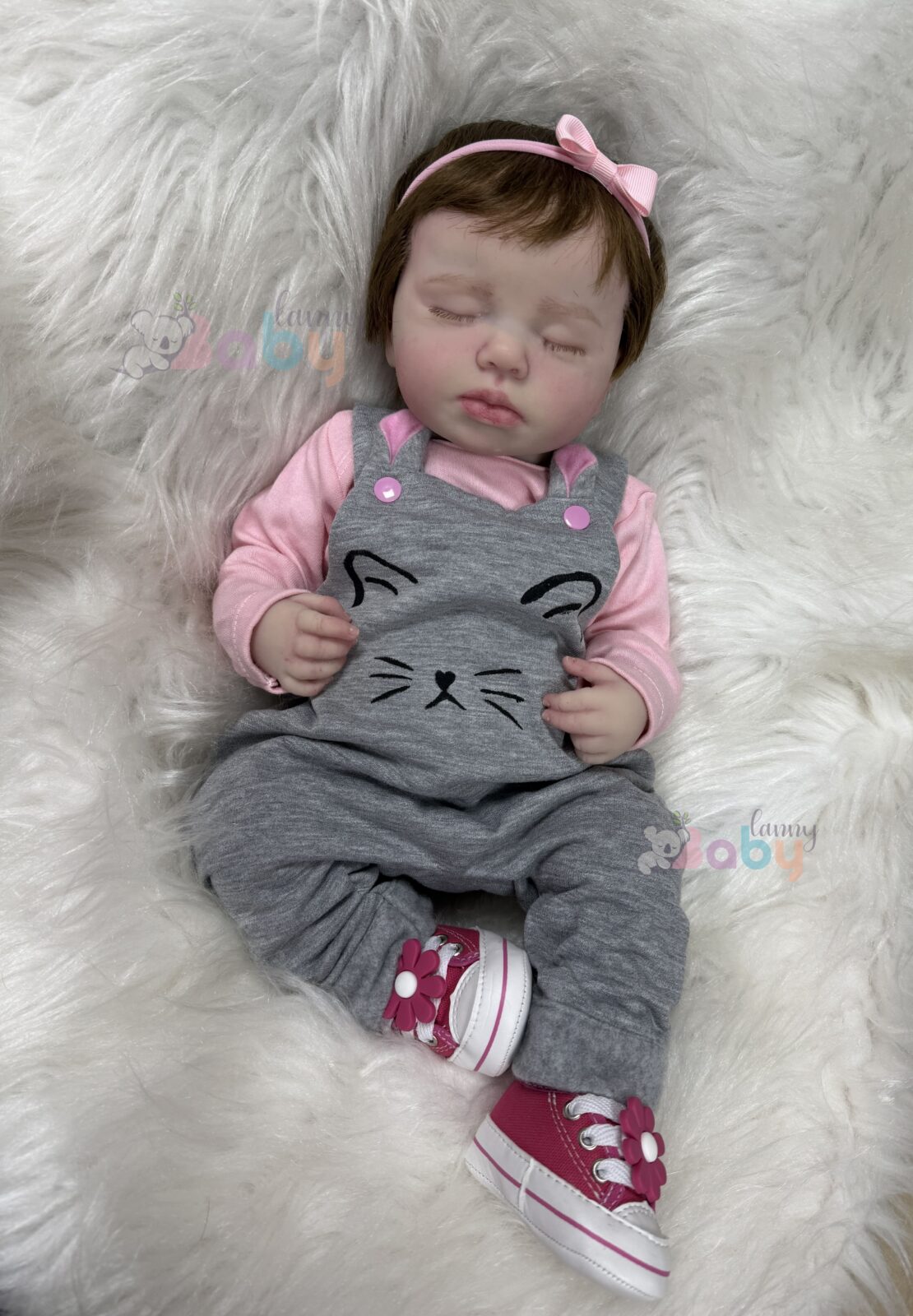 Bebê de Silicone Sólido Lara - Kit Base