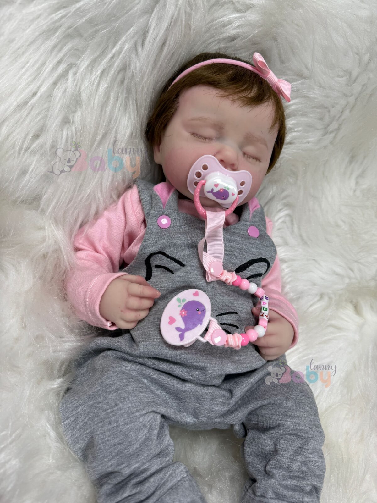 Bebê de Silicone Sólido Lara - Kit Base