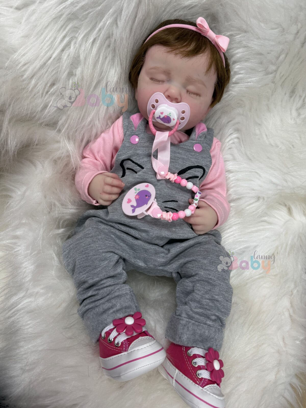 Bebê de Silicone Sólido Lara - Kit Base