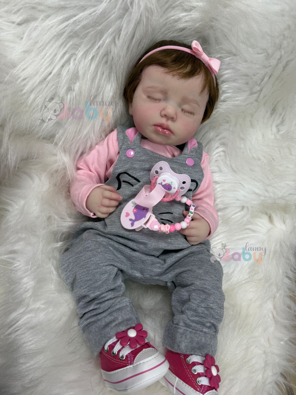 Bebê de Silicone Sólido Lara - Kit Completo