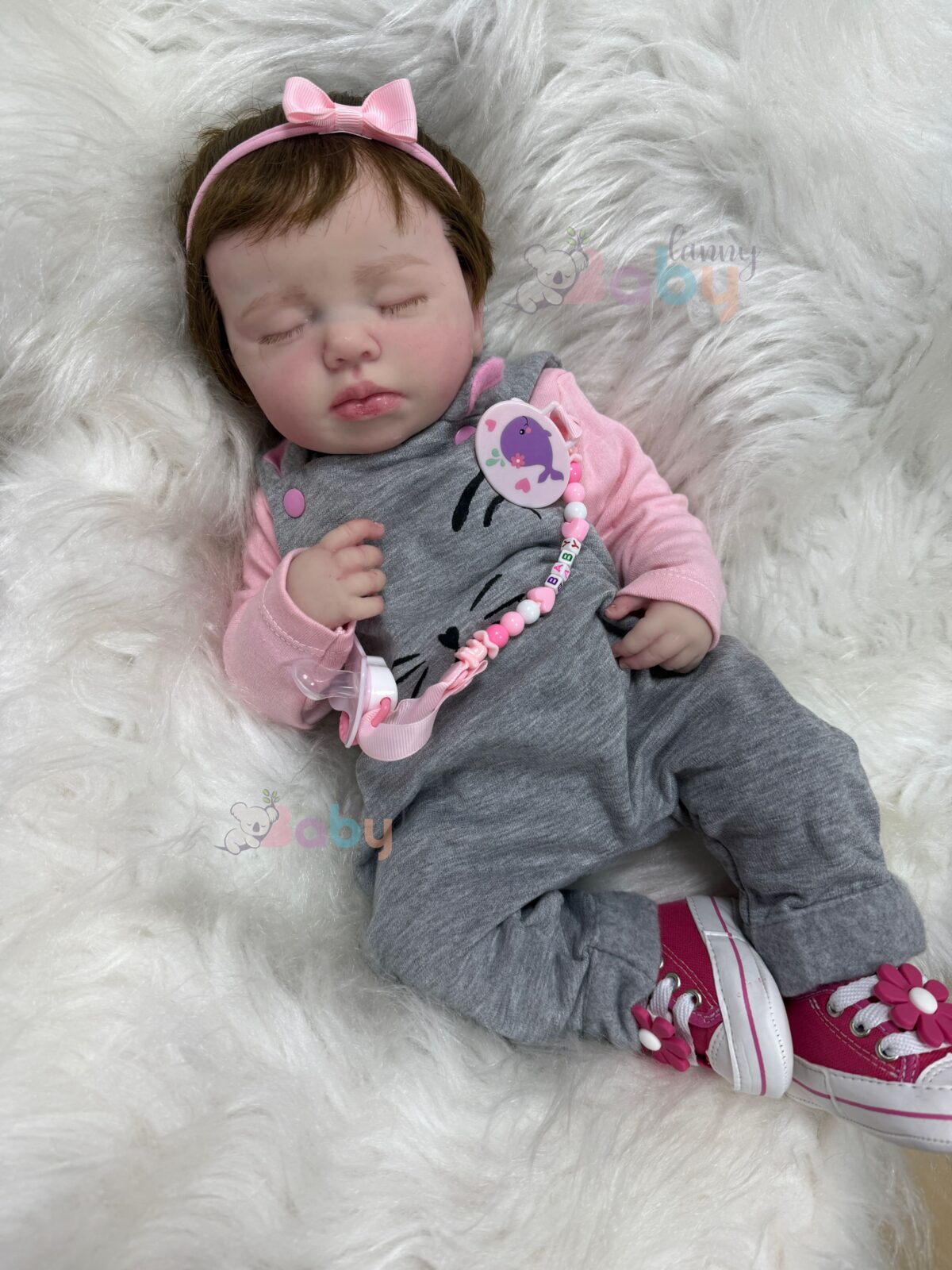 Bebê de Silicone Sólido Lara - Kit Base