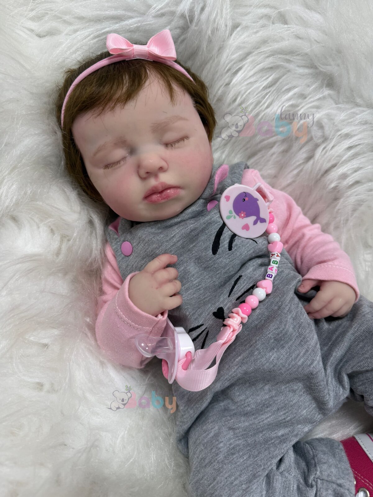 Bebê de Silicone Sólido Lara - Kit Base