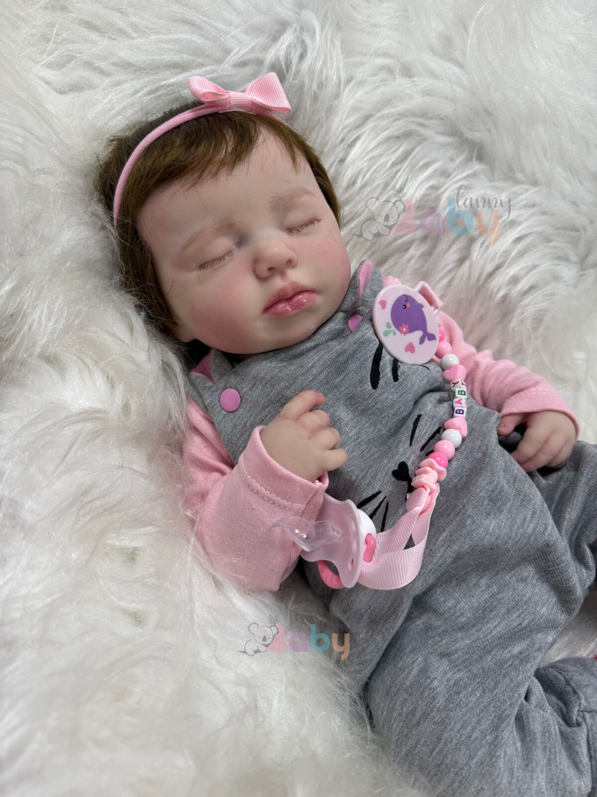Bebê de Silicone Sólido Lara - Kit Completo