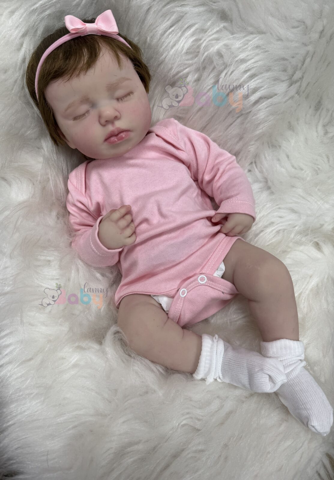 Bebê de Silicone Sólido Lara - Kit Base