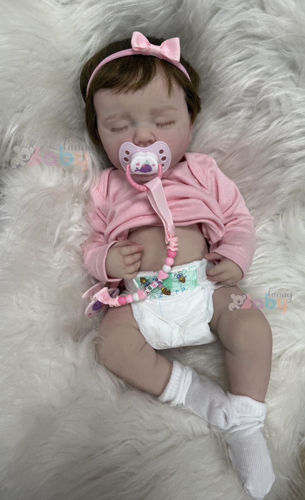 Bebê de Silicone Sólido Lara - Kit Base