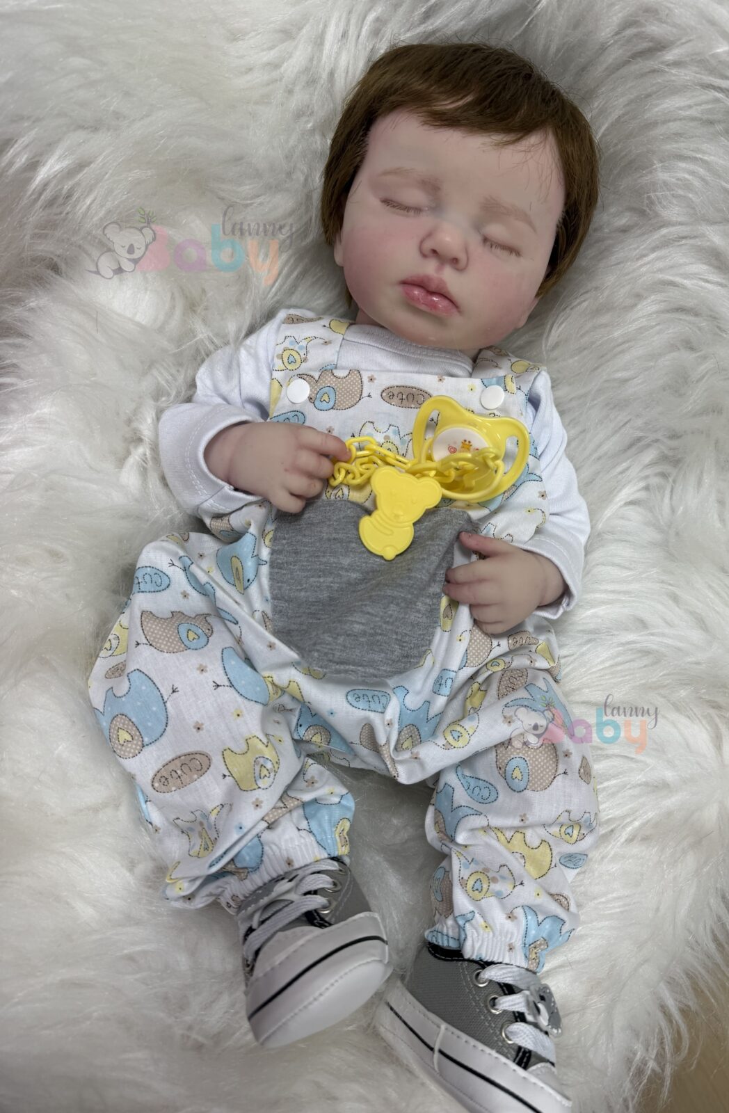 Bebê de Silicone Sólido Henri - Kit Completo