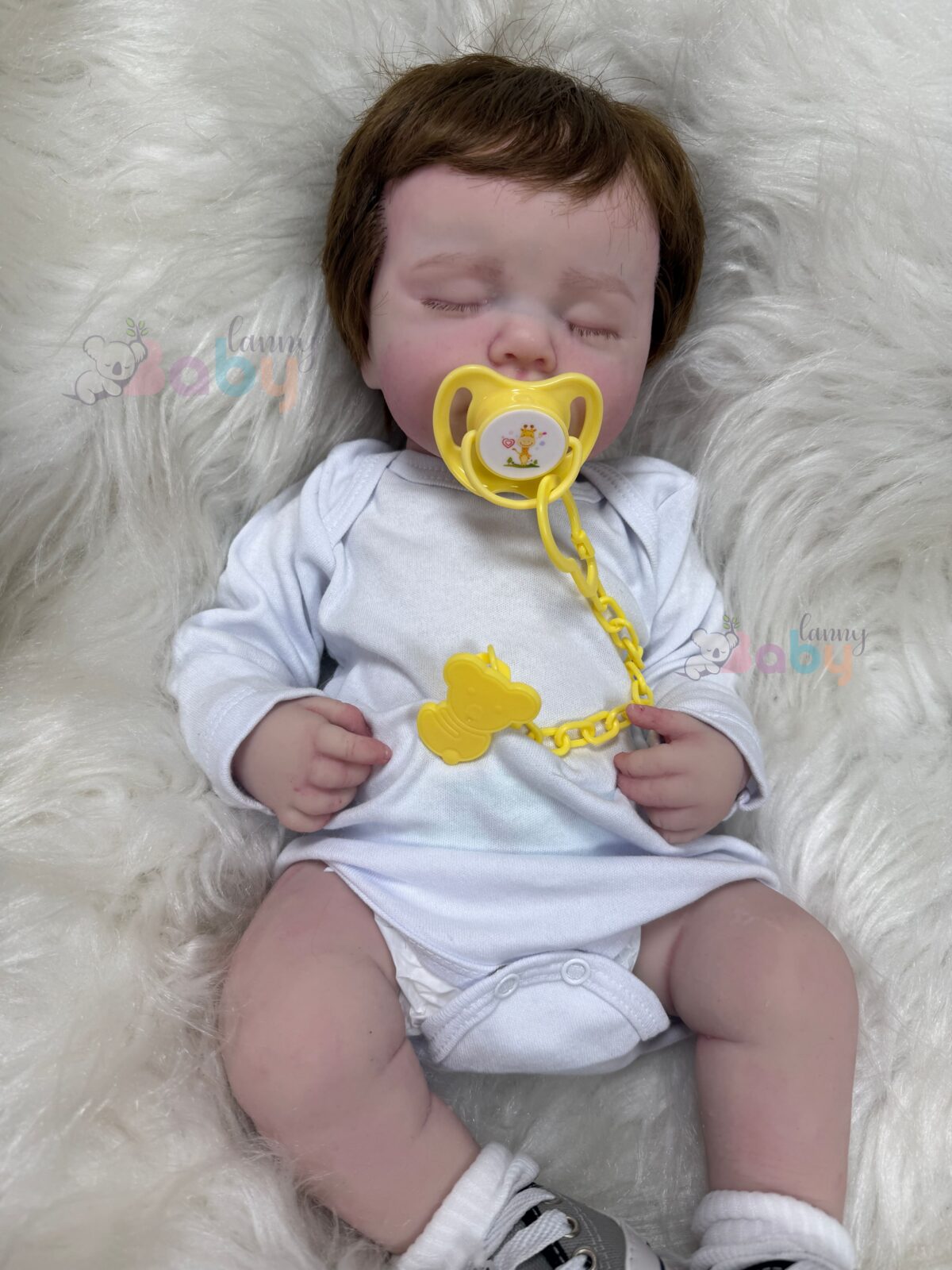 Bebê de Silicone Sólido Henri - Kit Base