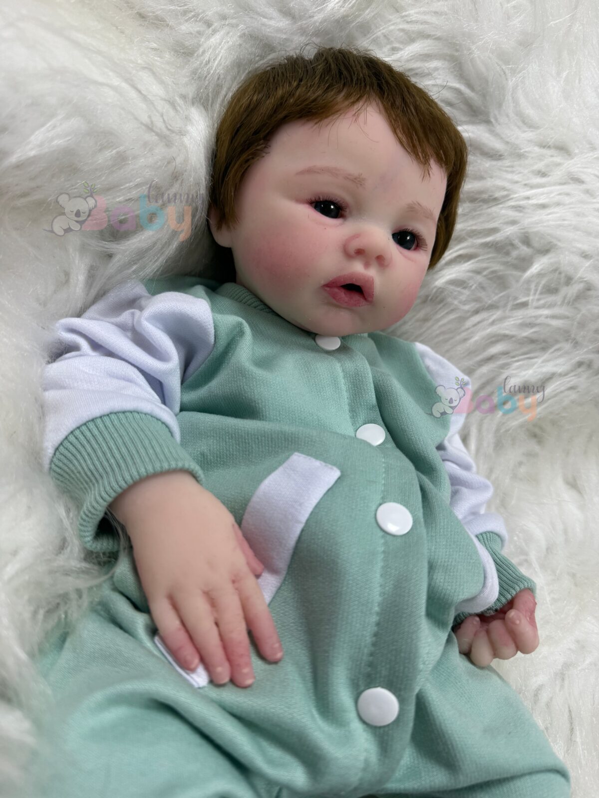 Bebê de Silicone Sólido Gael - Kit Base