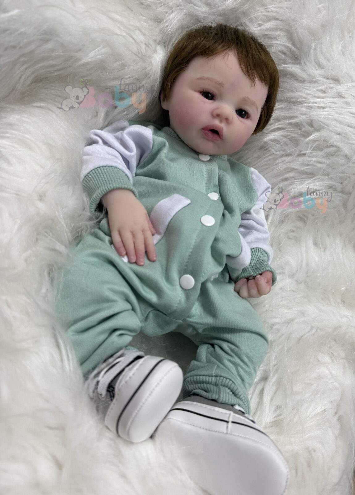 Bebê de Silicone Sólido Gael - Kit Base