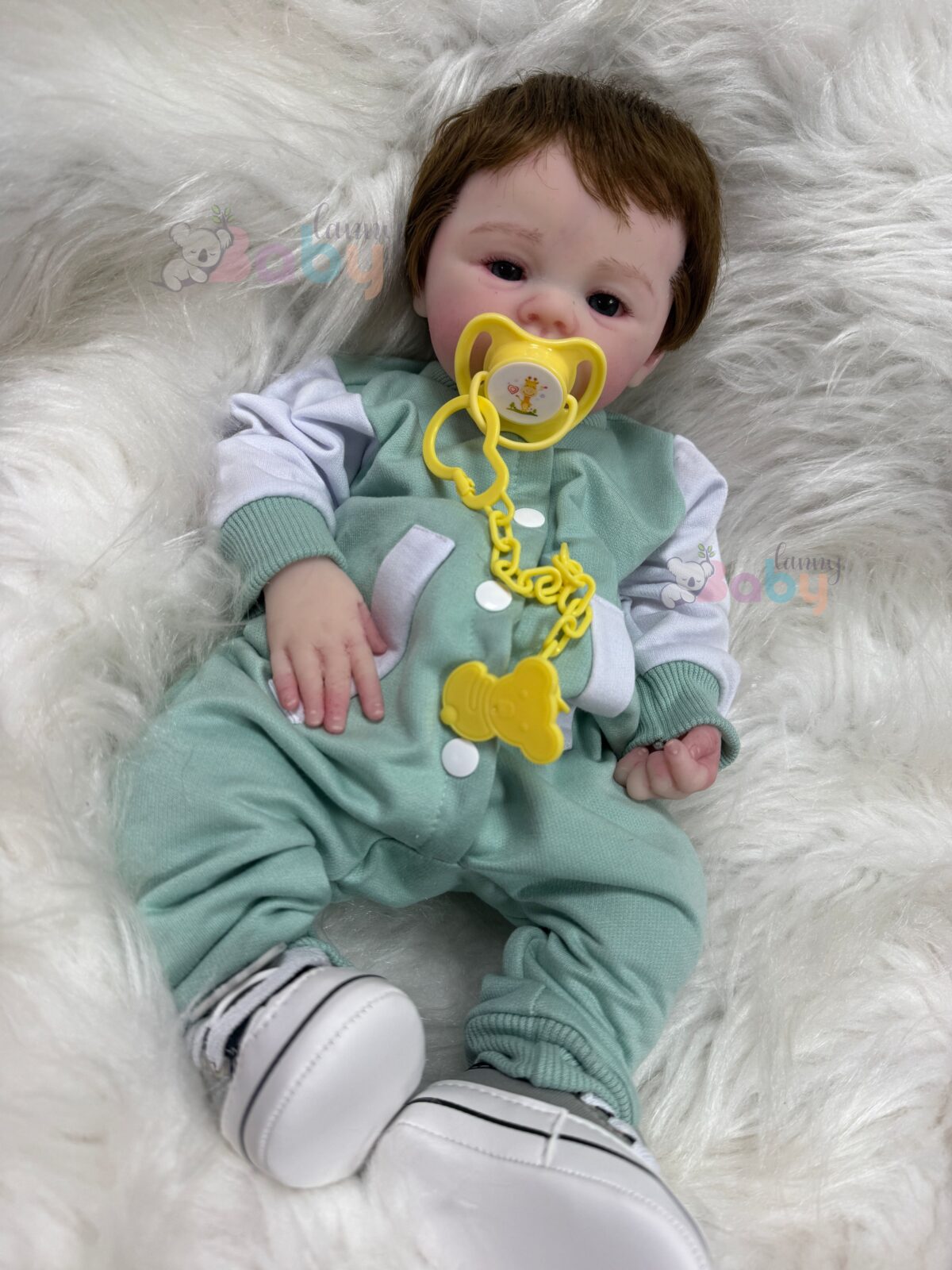 Bebê de Silicone Sólido Gael - Kit Base