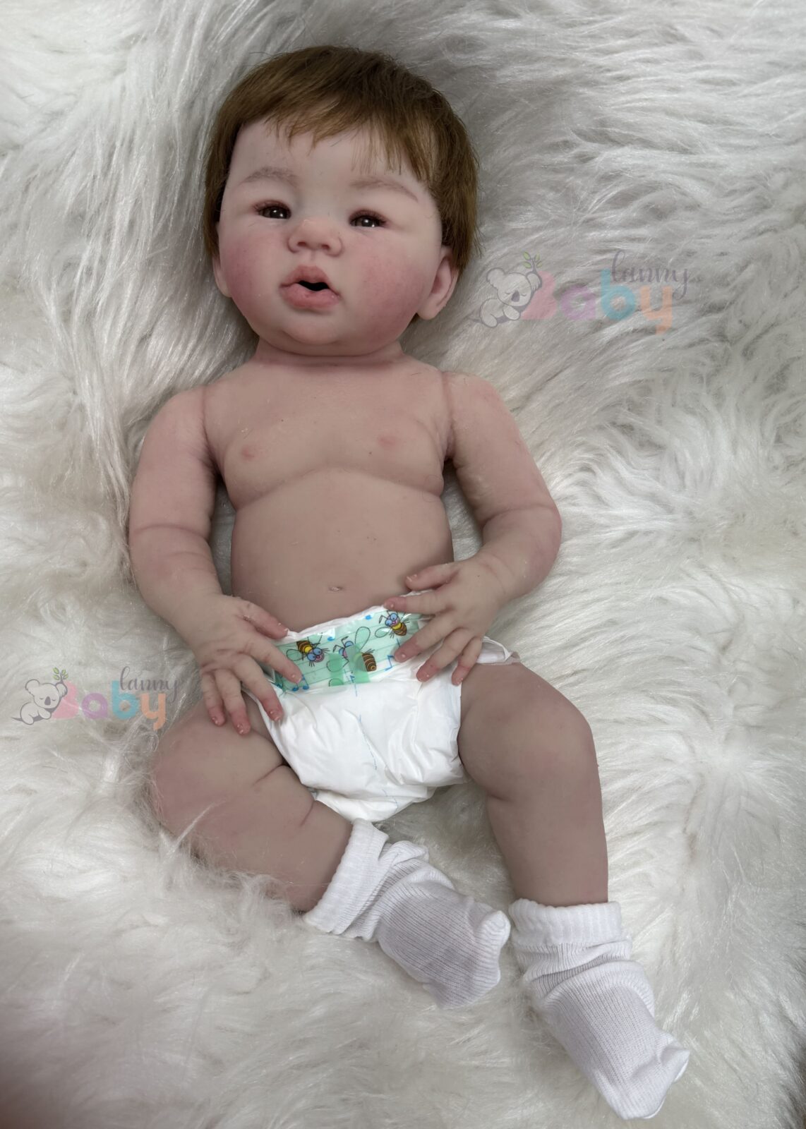 Bebê de Silicone Sólido Maia - Kit Base