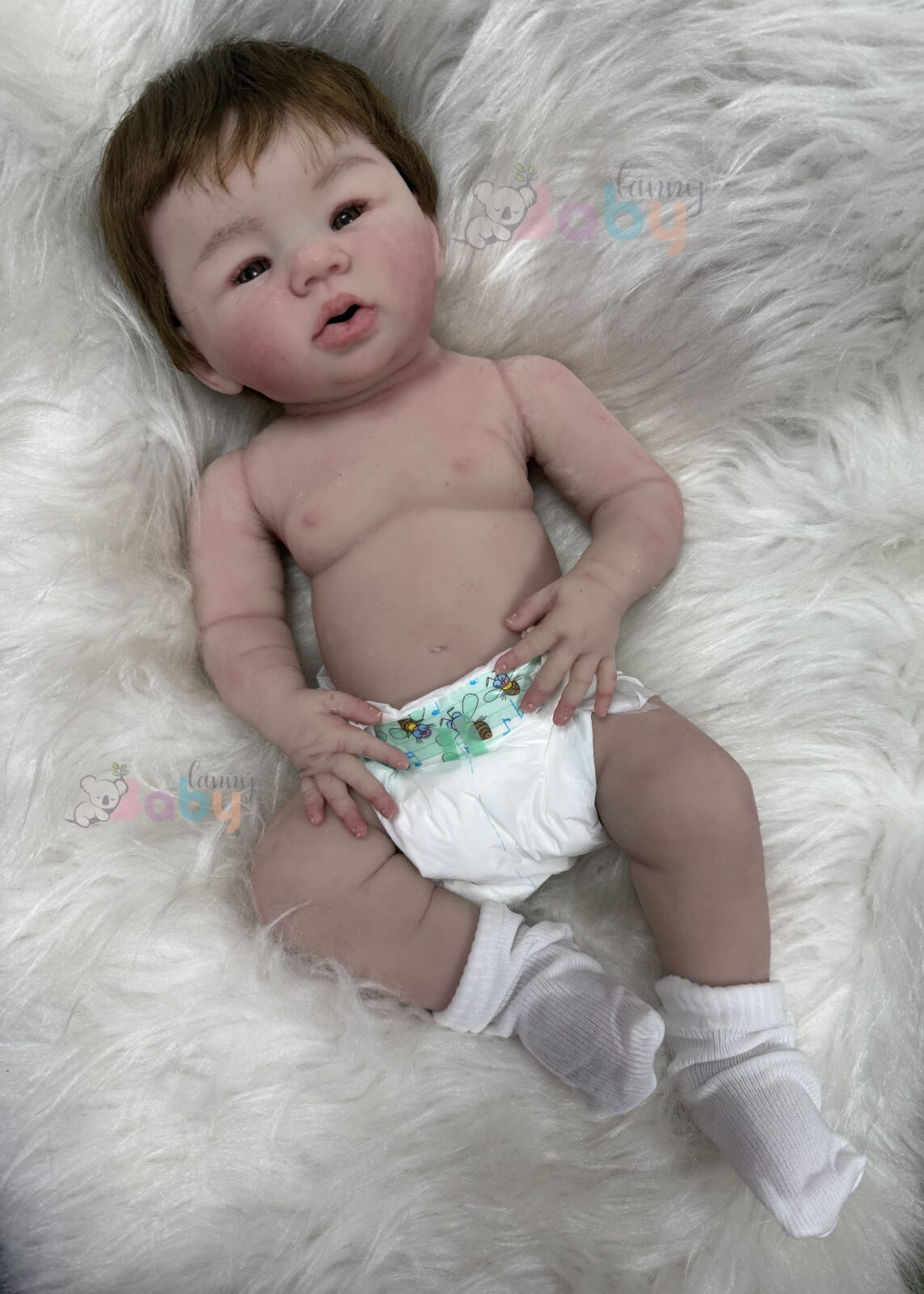 Bebê de Silicone Sólido Maia - Kit Base