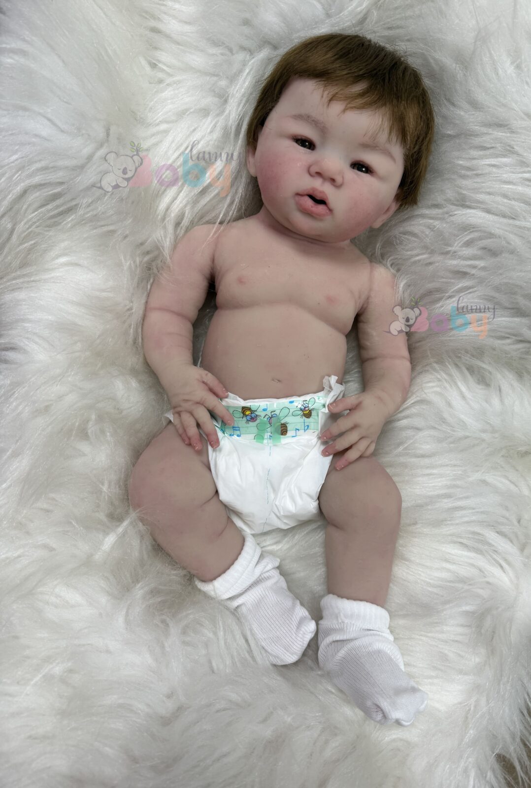 Bebê de Silicone Sólido Leo - Kit Base