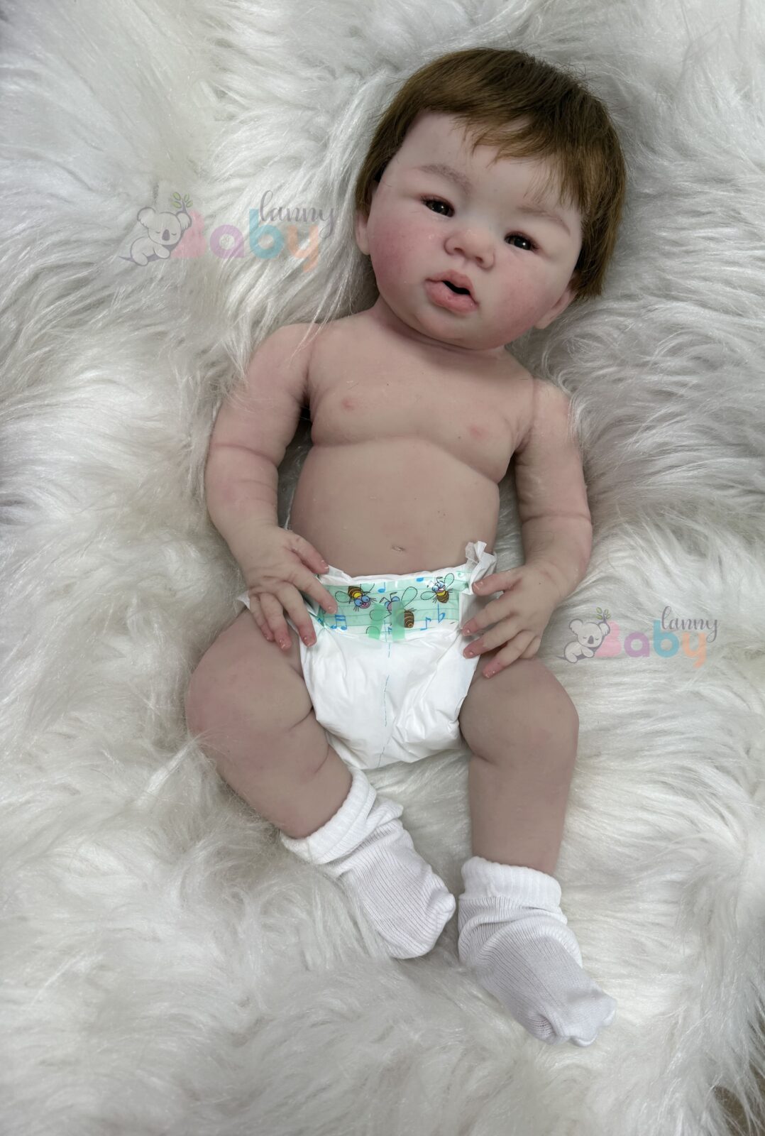 Bebê de Silicone Sólido Maia - Kit Base