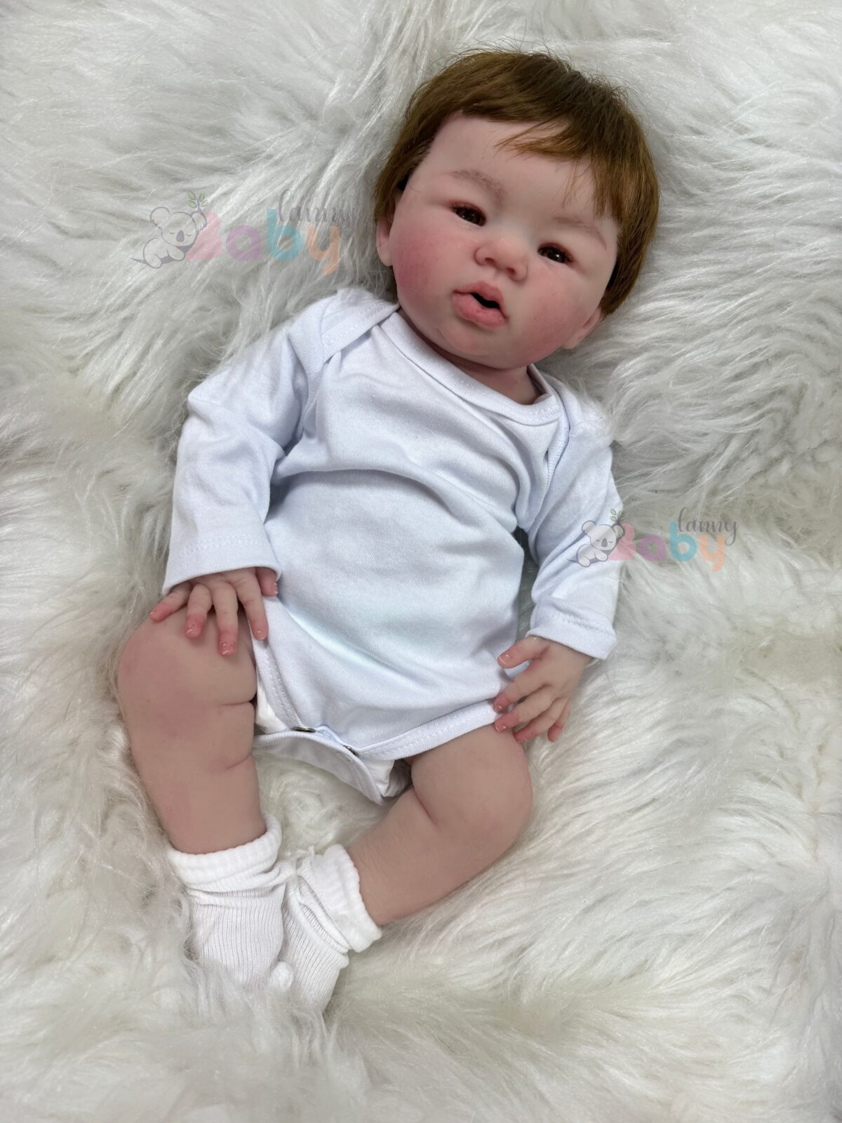 Bebê de Silicone Sólido Leo - Kit Completo