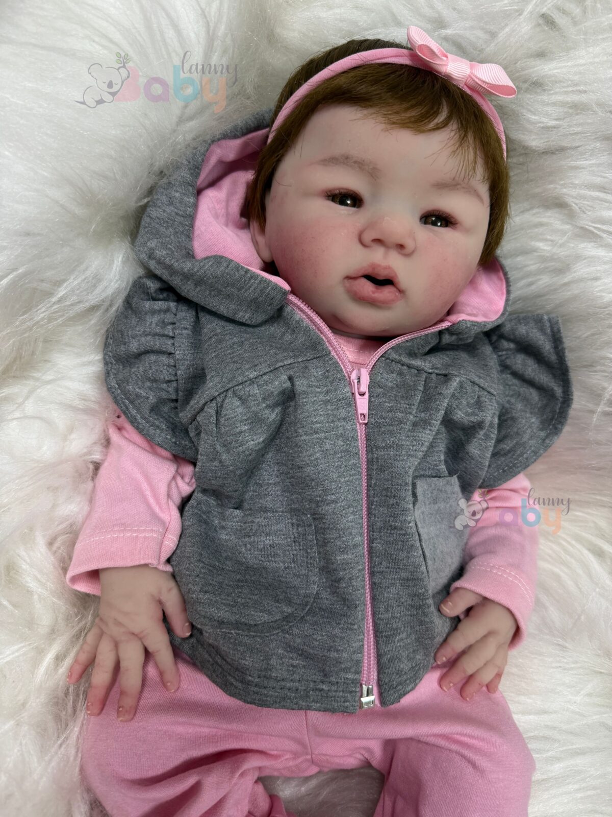 Bebê de Silicone Sólido Maia - Kit Base