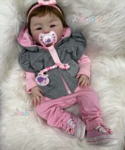 Bebê de Silicone Sólido Maia - Kit Completo