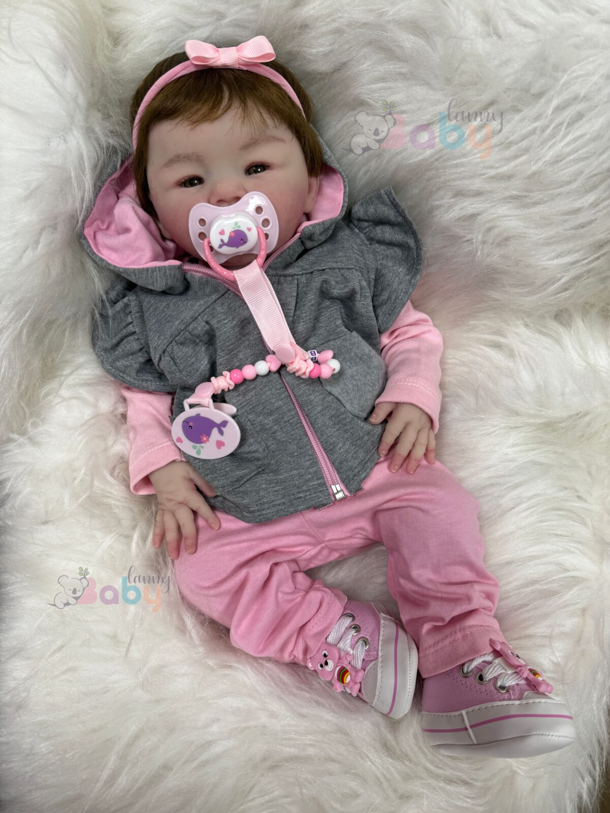 Bebê de Silicone Sólido Maia - Kit Completo