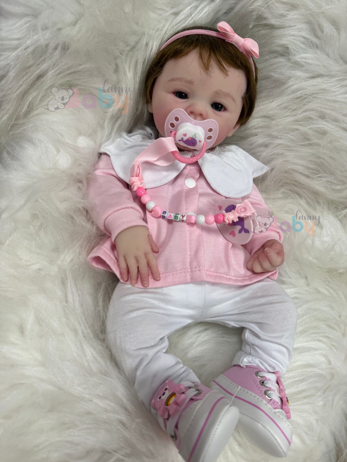 Bebê de Silicone Sólido Brenda - Kit Base