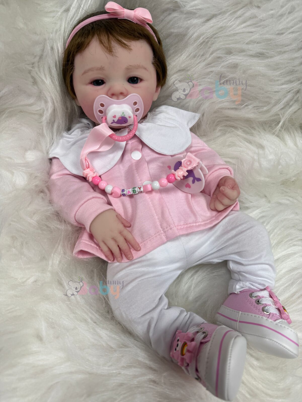 Bebê de Silicone Sólido Brenda - Kit Base
