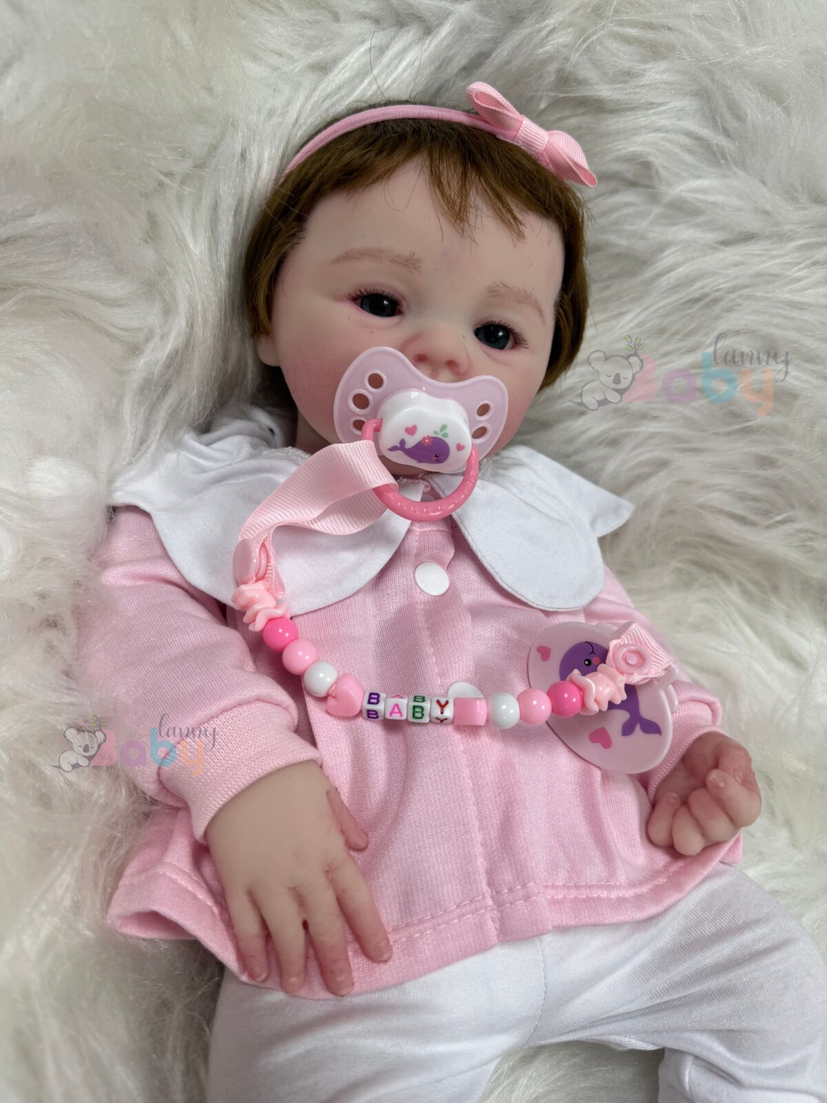 Bebê de Silicone Sólido Brenda - Kit Base