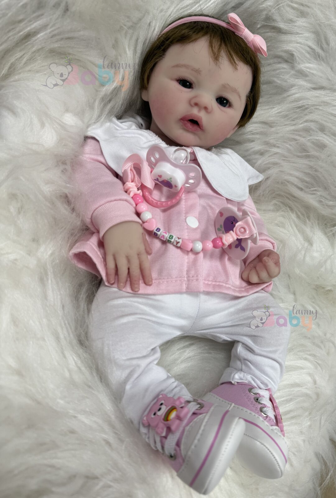 Bebê de Silicone Sólido Brenda - Kit Base