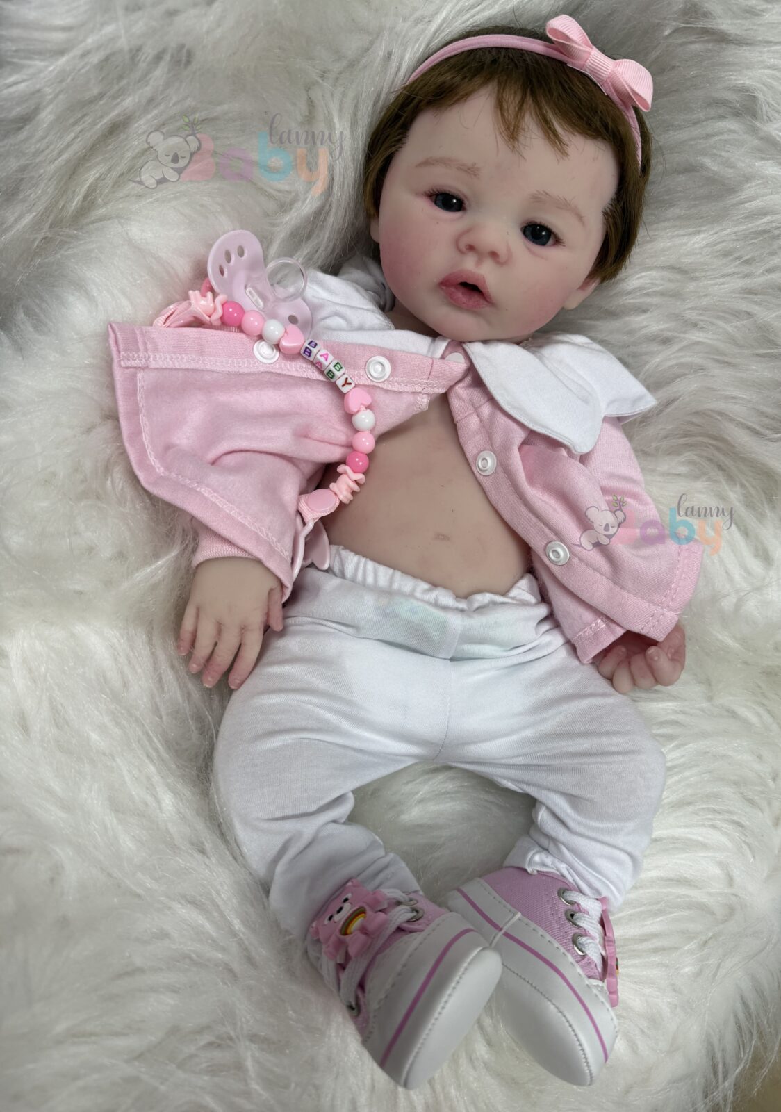 Bebê de Silicone Sólido Brenda - Kit Base